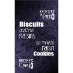 Biscuits avoine raisin